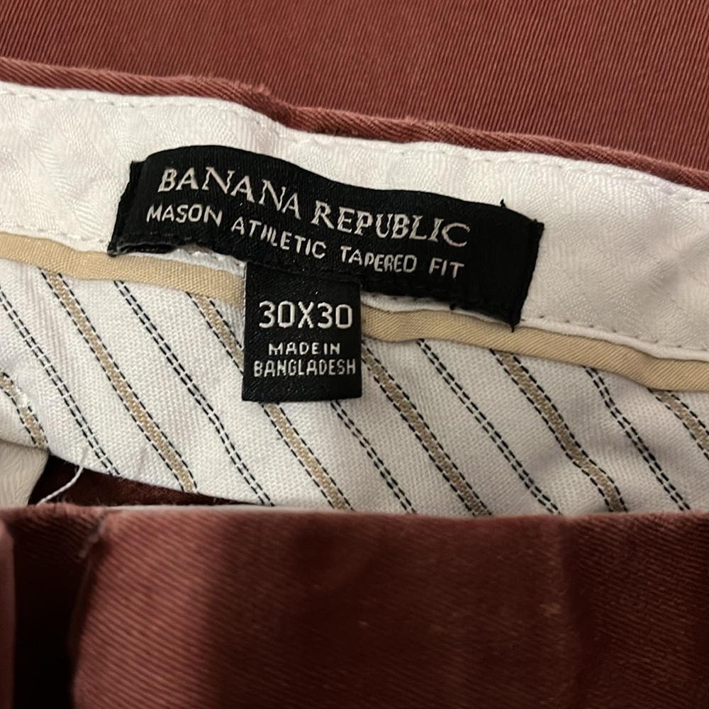 ⭐️5/$25⭐️ Banana Republic Men Tapered Fit Chino - Picture 5 of 7